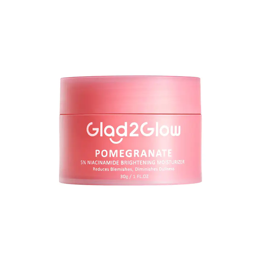 Glad2Glow Pomegranate 5% Niacinamide Brightening Moisturizer