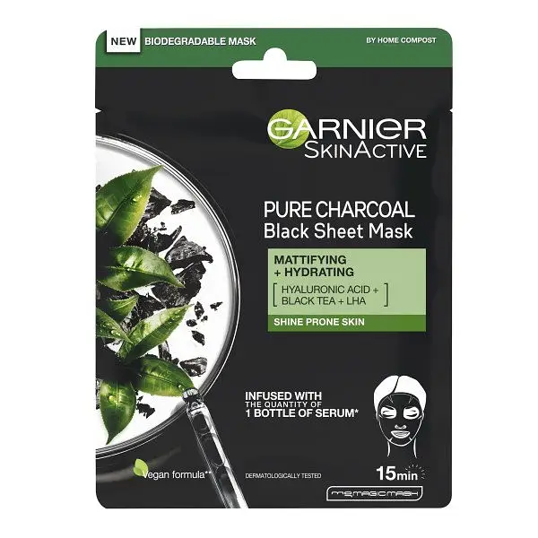 Garnier Pure Charcoal Black Sheet Mask