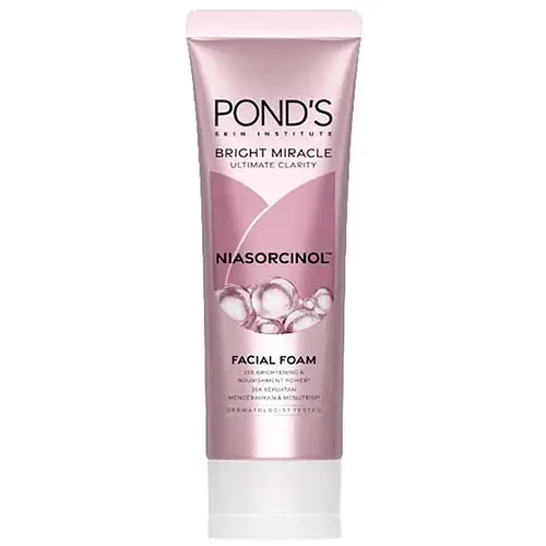 Pond's Bright Miracle Ultimate Clarity Niasorcinol Facial Foam Indonesia