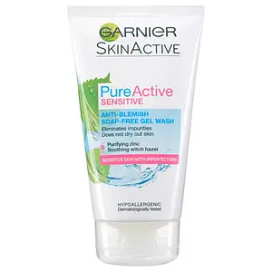 Garnier Pure Active Sensitive Anti-Blemish Soap-Free Gel Wash