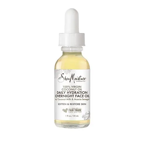 Shea Moisture 100% Virgin Coconut Oil Daily Hydration Overnight Face Oil