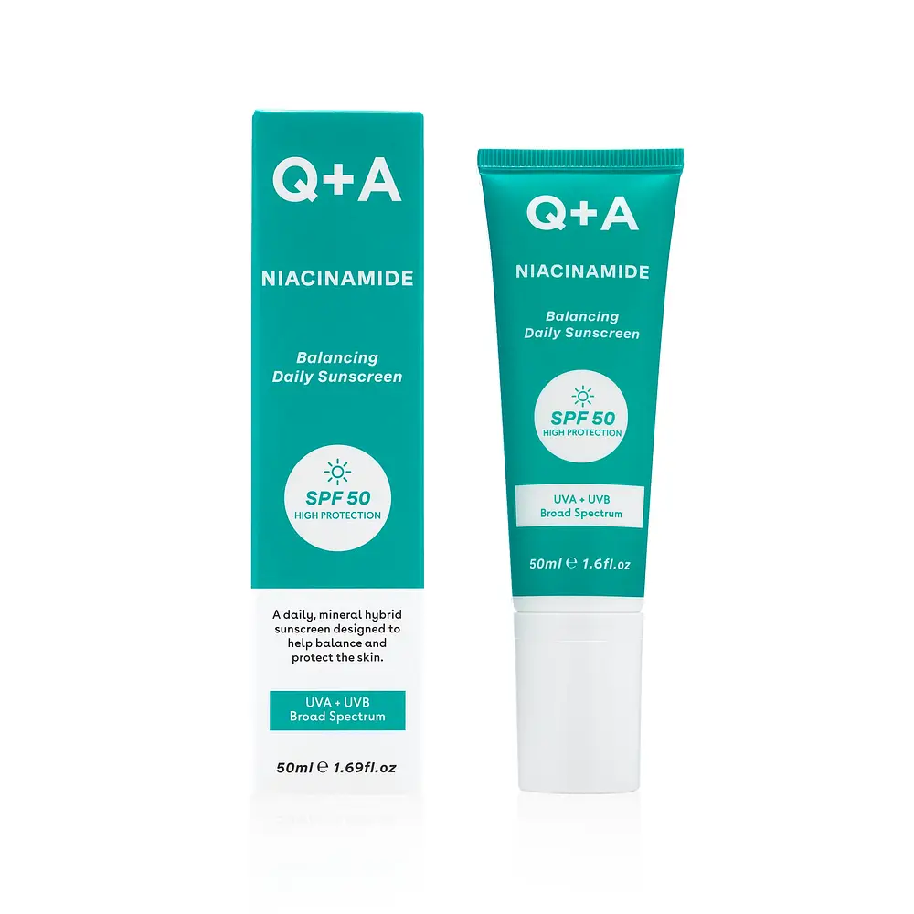 Q + A Niacinamide SPF 50 Balancing Daily Sunscreen