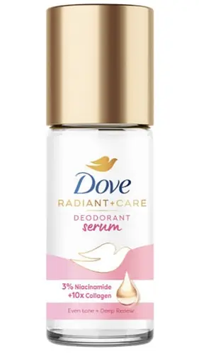 Dove Radiant + Care Deodorant Serum Roll