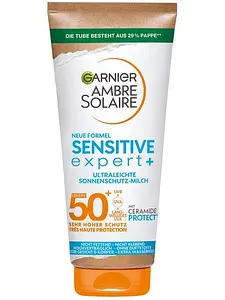 Garnier Ambre Solaire Sensitive Expert Ultraleichte Sonnenschutz-Milch SPF 50+