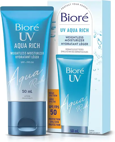 Biore UV Aqua Rich Weightless Moisturizer SPF 50 Canada
