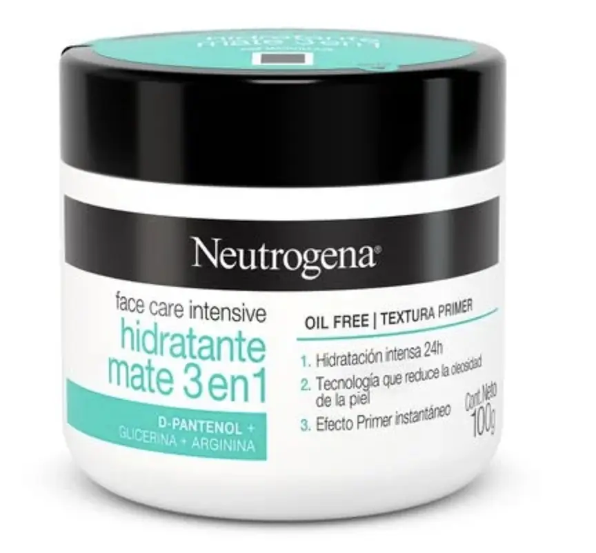 Neutrogena Face Care Intensive Hidratante Mate 3 In 1