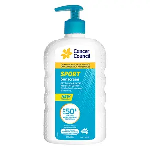 Cancer Council Sport Dry Touch Sunscreen SPF 50+