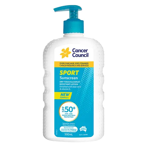 Cancer Council Sport Dry Touch Sunscreen SPF 50+