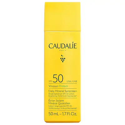 Caudalie Vinosun Protect Daily Mineral Sunscreen Broad Spectrum SPF 50 Lotion