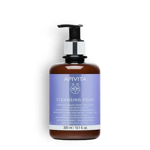Apivita Natural Cosmetics Cleansing Creamy Foam Face & Eyes