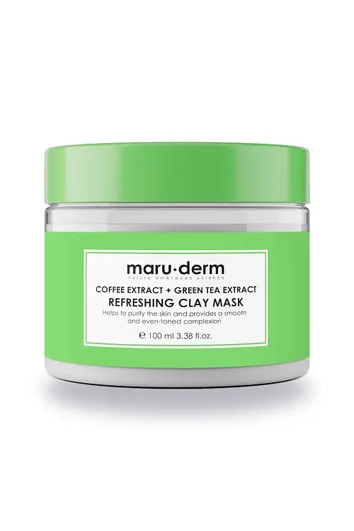 maru.derm Coffee Extract + Green Tea Extract Refreshing Clay Mask