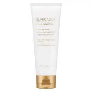 Missha Super Aqua Cell Renew Snail Cleansing Foam