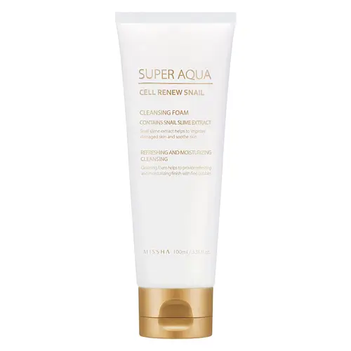 Missha Super Aqua Cell Renew Snail Cleansing Foam