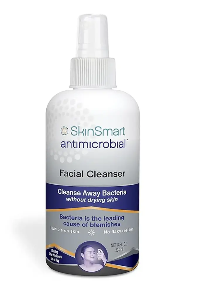 SkinSmart Antimicrobial Facial Cleanser for Acne