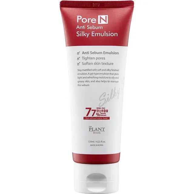 The Plant Base Pore N Anti Sebum Silky Emulsion