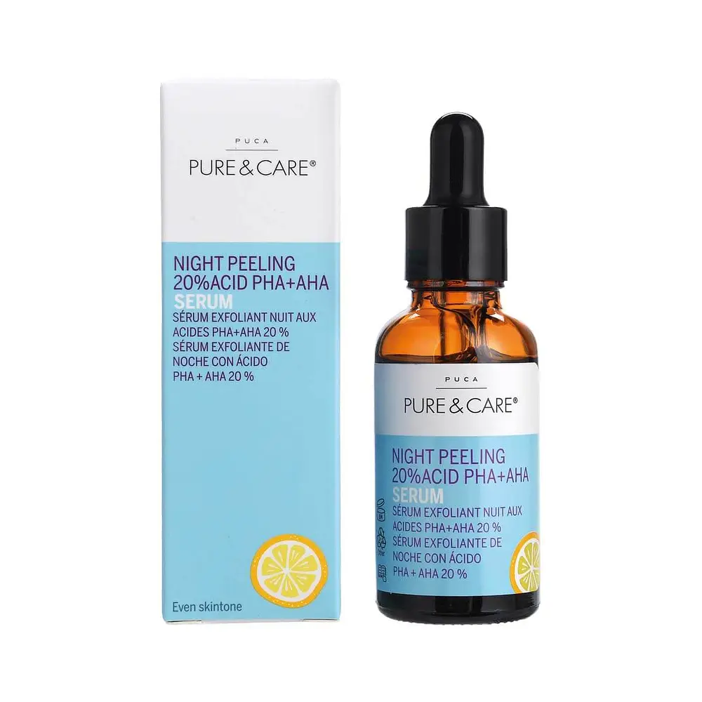 Puca – Pure & Care Serum 20% Acid Night Peeling PHA+AHA