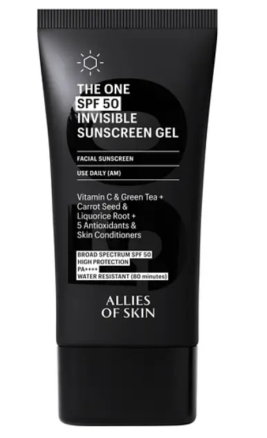 Allies of Skin The One SPF 50 Invisible Sunscreen Gel