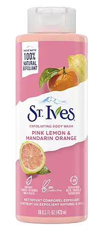 St. Ives Exfoliating Body Wash Pink Lemon & Mandarin Orange
