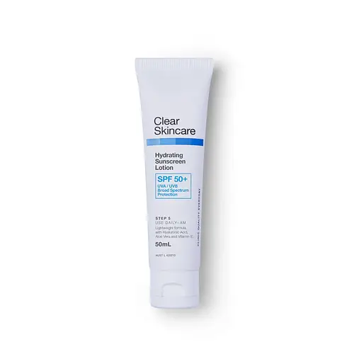 Clear Skincare Hydrating Sunscreen Lotion SPF 50+