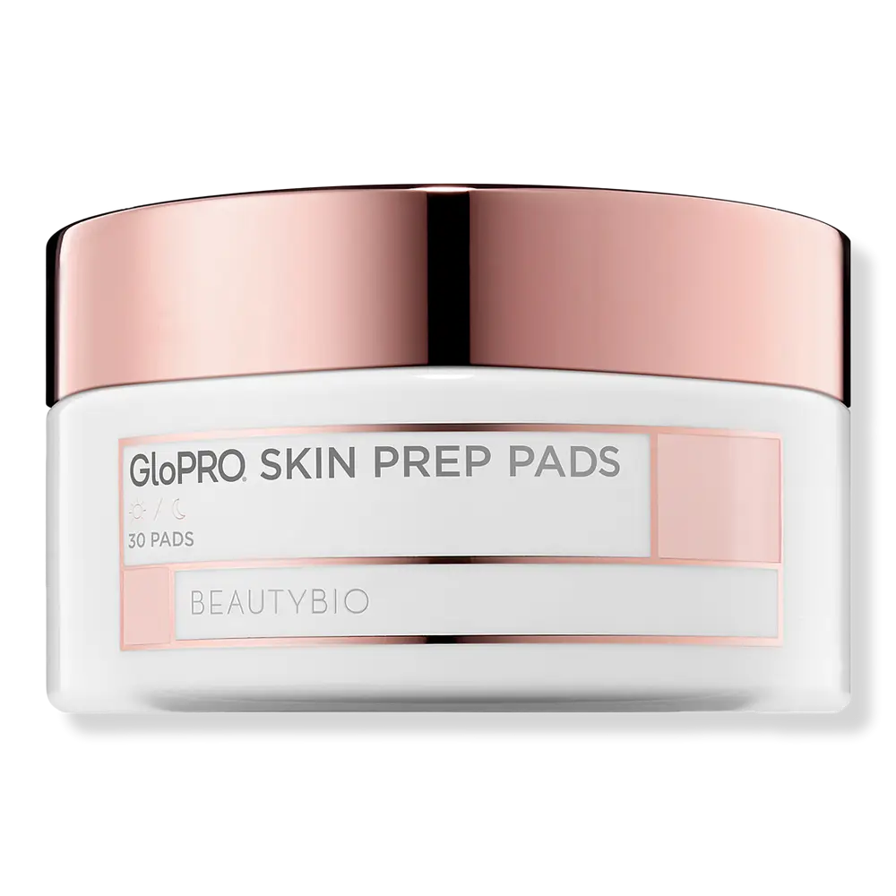 BeautyBio GloPRO Skin Prep Pads Clarifying Skin Cleansing Wipes with Peptides