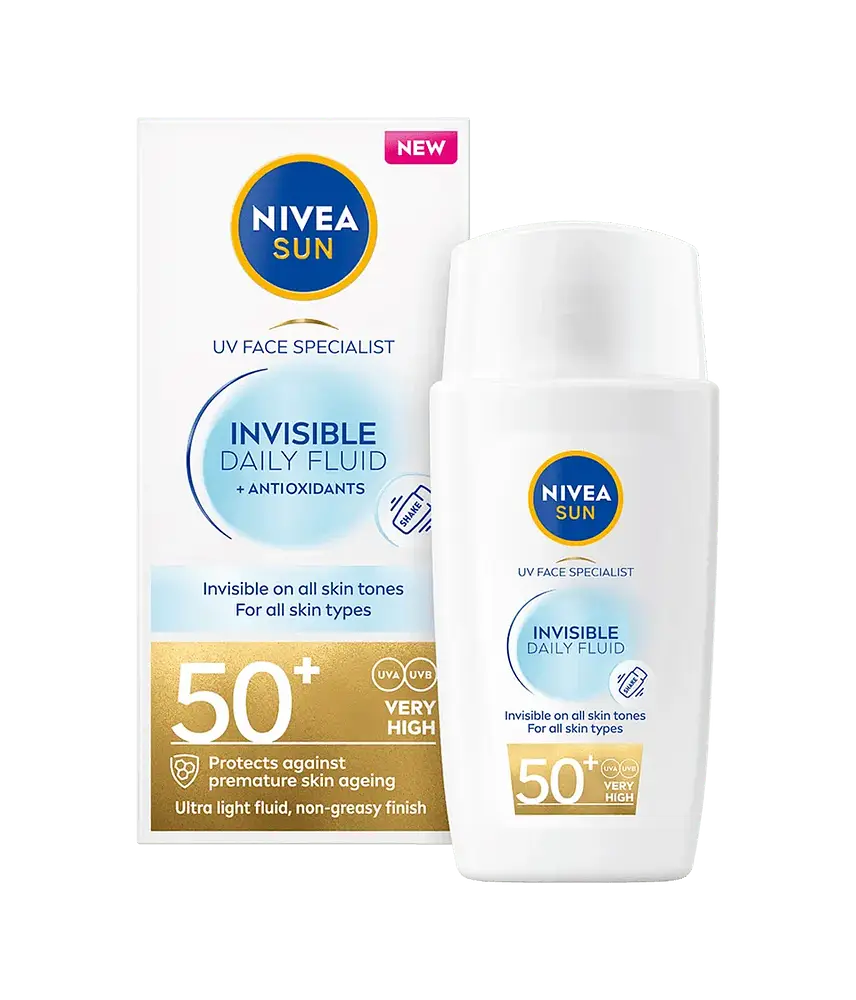 Nivea UV Face Invisible Daily Fluid SPF 50+ Sweden