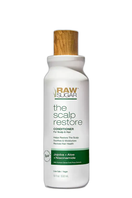 Raw Sugar The Scalp Restore Conditioner Jojoba + Aloe + Niacinamide