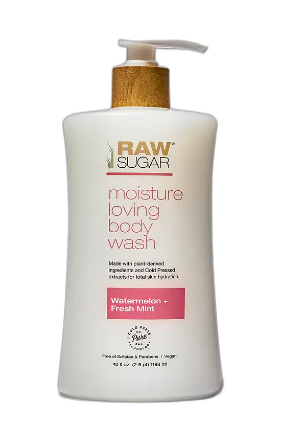 Raw Sugar Moisture Loving Body Wash Watermelon + Fresh Mint