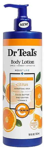 Dr Teal’s Moisture + Radiant Citrus Essential Oils Body Lotion