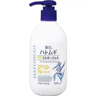 KUMANO COSME Hatomugi UV Care & Moisturizing The UV Milky Gel SPF 50+ PA++++