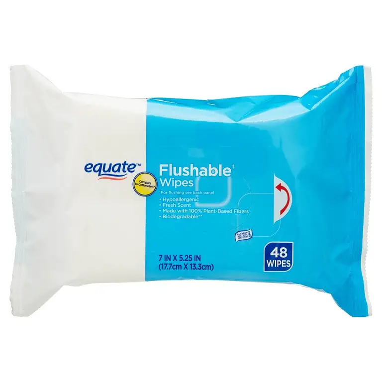 Equate Flushable Wipes