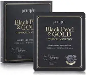 Petitfee Black Pearl & Gold Hydrogel Mask Pack