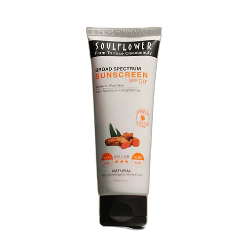Soulflower Broad Spectrum Sunscreen SPF 50+