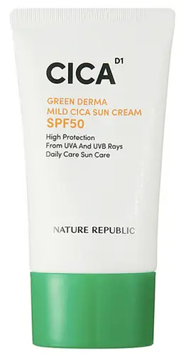 Nature Republic Green Derma Mild Cica Sun Cream SPF 50