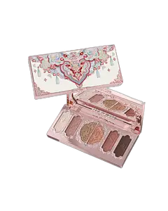 Flower Knows Butterfly Cloud Collar Embossed Six-Color Makeup Palette 01 Terracotta Brick