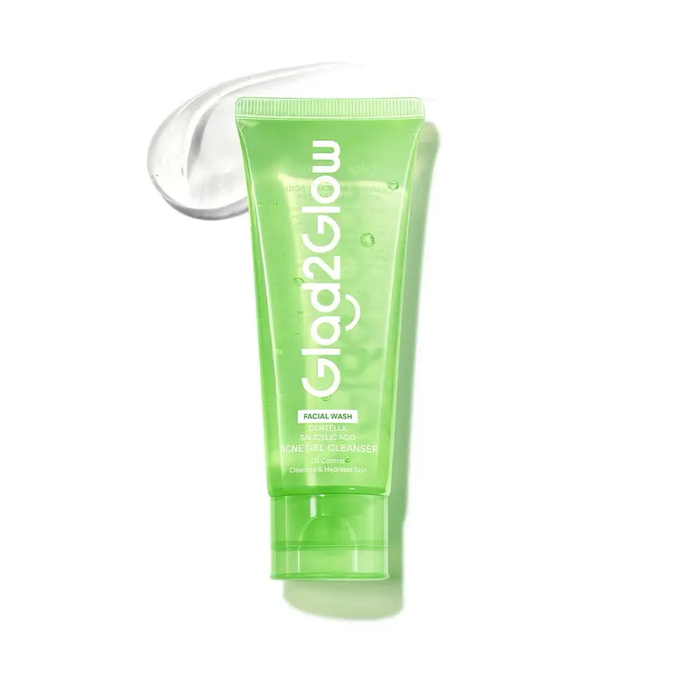 Glad2Glow Centella Salicylic Acid Acne Gel Cleanser