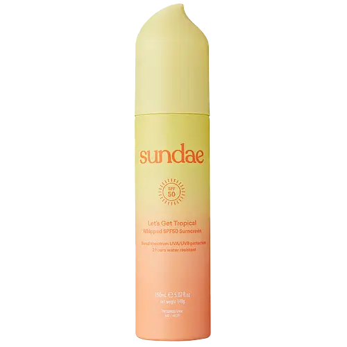 Sundae Let's Get Tropical Whipped SPF 50 Sunscreen