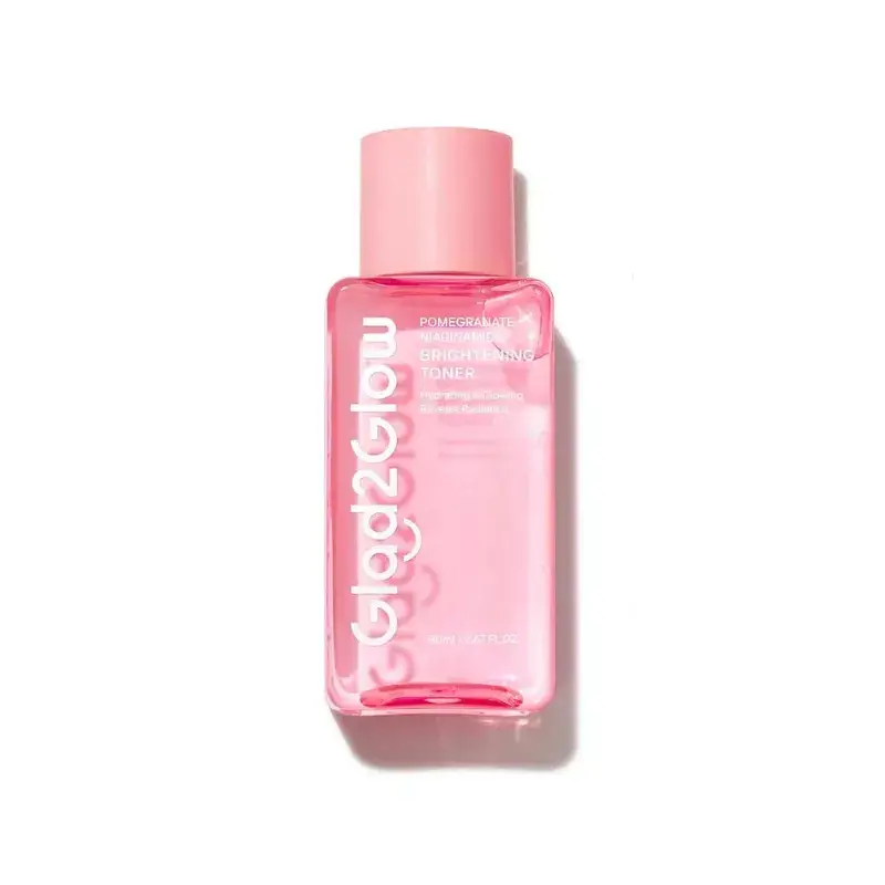 Glad2Glow Pomegranate Niacinamide Brightening Toner
