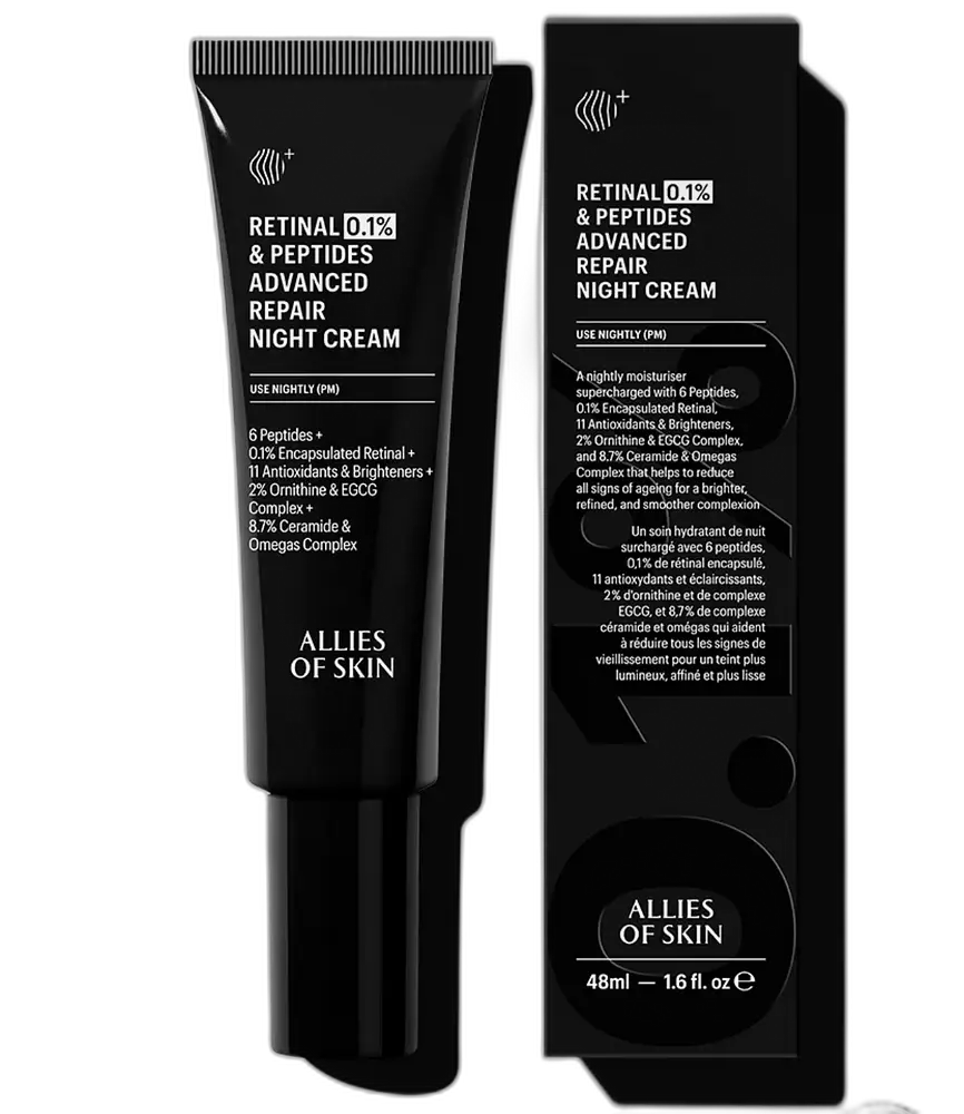 Allies of Skin Retinal 0.1% & Peptides Advanced Repair Night Cream
