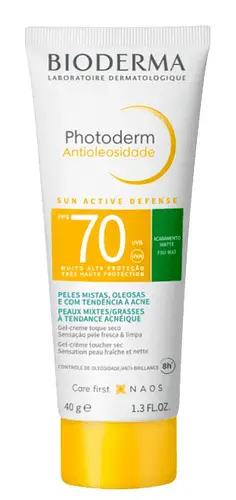 Bioderma Photoderm Antioleosidade Sun Active Defense SPF 70