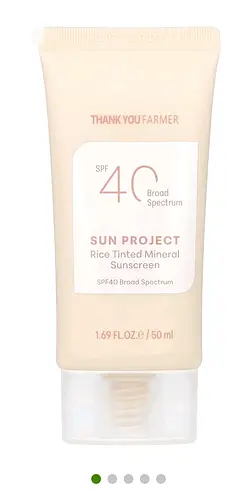 Thank You Farmer Sun Project Rice Tinted Mineral Sunscreen SPF 40