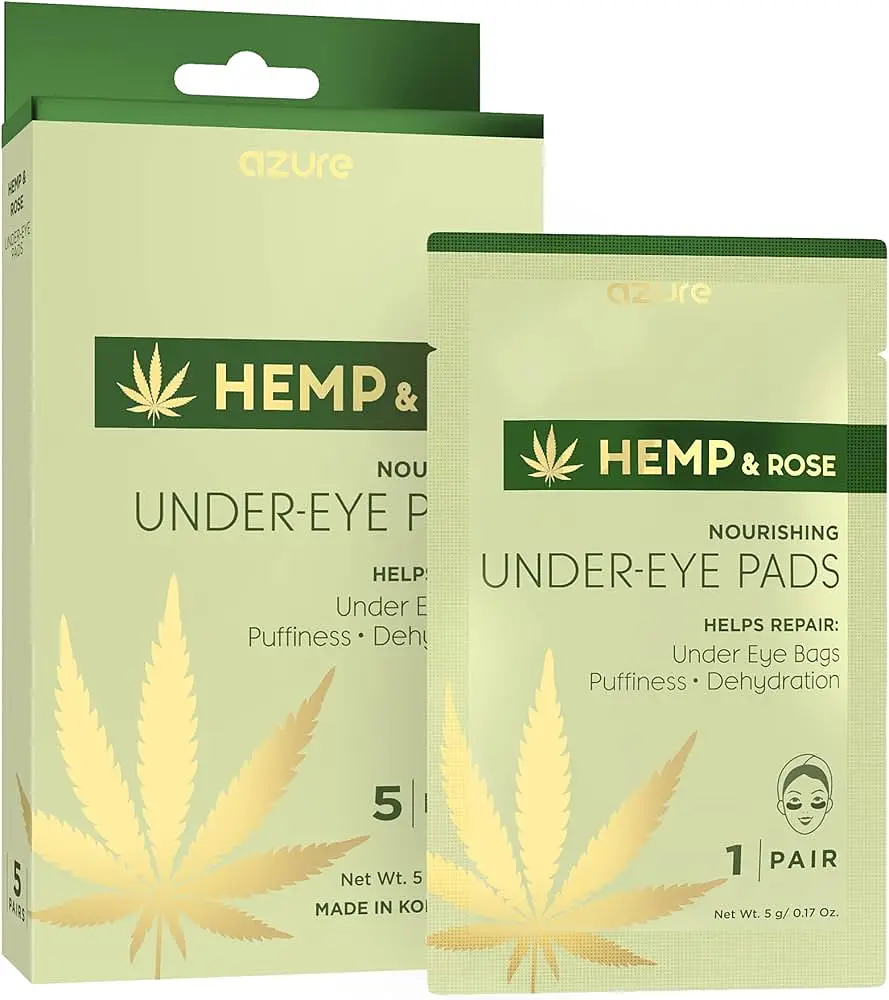 Azure Hemp & Rose Nourishing Under Eye Pads