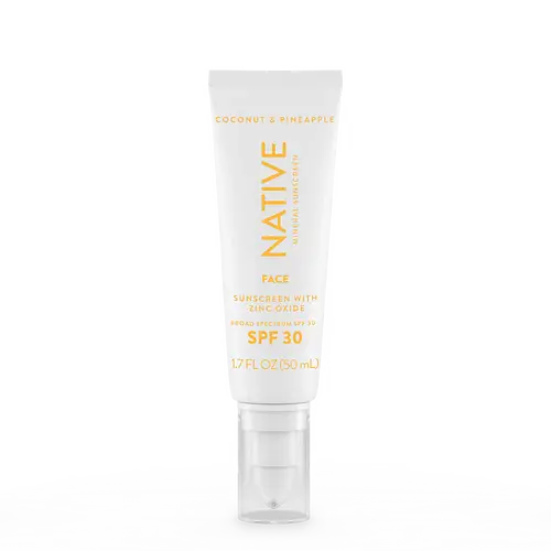 Native Mineral Face Sunscreen SPF 30 Coconut & Pineapple