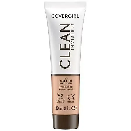 Covergirl Clean Invisible Foundation 153 Sand Beige