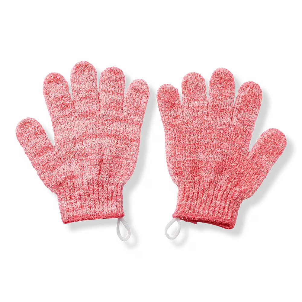 Ulta Exfoliating Shower Gloves Pink