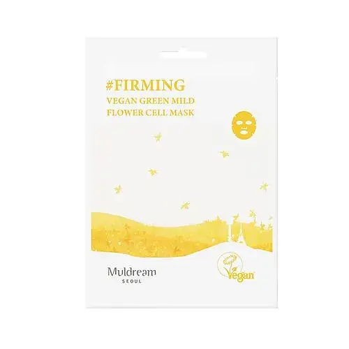 Muldream Vegan Green Mild Flower Cell Mask