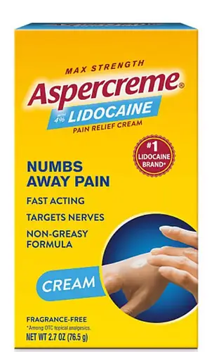 Aspercreme Lidocaine Numb Away Pain Cream