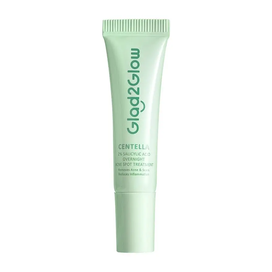 Glad2Glow Centella 2% Salicylic Acid Overnight Acne Spot Treatment