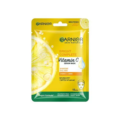 Garnier Bright Complete Vitamin C Serum Mask India