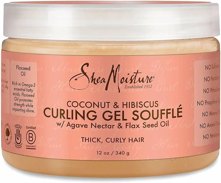 Shea Moisture Coconut & Hibiscus Curling Gel Souffle