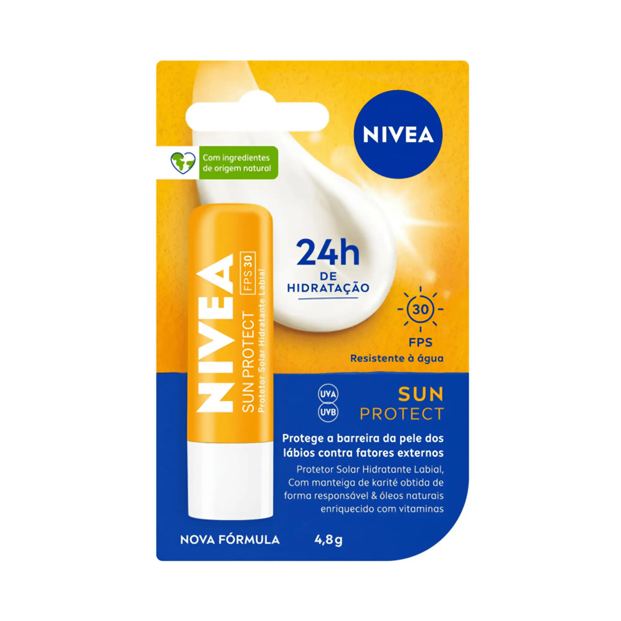 Nivea Sun Protect Lip Balm SPF 30 Brazil